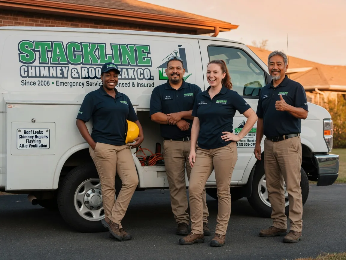 Chimney flashing repair company in Dawn, TX